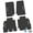 Black w/ Tan Insert, variant on Flextread Floor Mats for 07-13 Jeep Wrangler JKU 4-Door - Mopar Licensed Factory Fit - Purple w/ Sahara Insert - 100% Made in USA