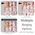 thumbnail image 2 of Jainmy Boho Floral Patterned Curtains for Living Room Bedroom Thermal Insulated Room Darkening Window Treatments,Mustard Yellow,52Wx96L,2 Panels, 2 of 10