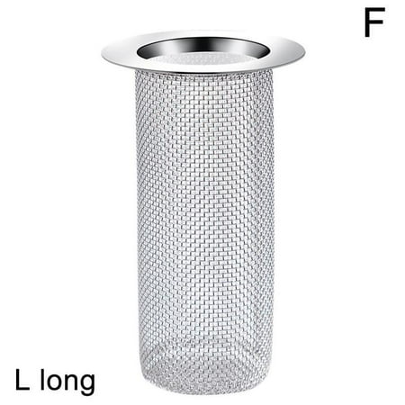 

Steel Floor Drain Filter Mesh Basket Filter Hair Trap Bathroom Kitchen Sink Anti-clog Slag Strainer E7S2