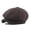 02-Coffee, variant on Men Octagonal Newsboy Cap British Style Gatsby Baker Peaked Driving Painter Hat