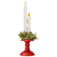 thumbnail image 2 of Ganfancp Navidad Tres Candelabros de Cera Decoraciones de Navidad Candelabros de Mesa Hotel Mall Decoraciones Decoraciones Del Árbol de Navidad，10Ml Ofertas Del Día 1 Candelabro, 2 of 4