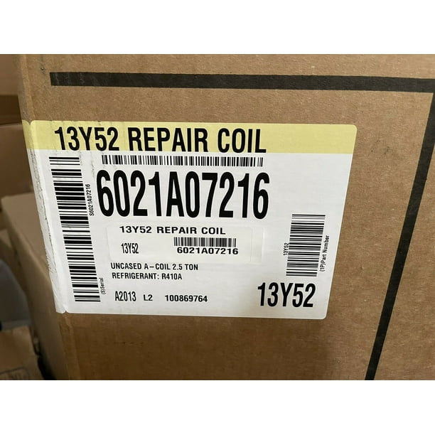 LENNOX 13Y52 ASSEMBLY REPAIR COIL 2.5 TON, UNCASED A, REFRIGERANT
