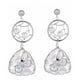 thumbnail image 1 of Aretes Cristal Y Perlas Mariposa Oro 14k Laminado blanco Unitalla, 1 of 2