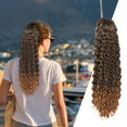 thumbnail image 1 of AYA Wig Female Ponytail Foreign Trade Drawstring Mesh Pocket Curly Hair Border Fiber Elastic Mesh Drawstring Ponytail, 1 of 8