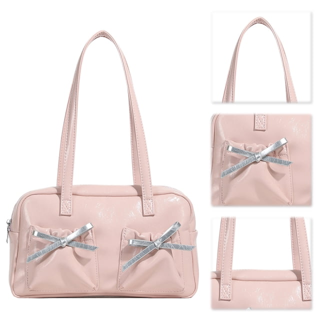 Bolso Hobo Kuymtek Cruzado Hombro Cuero PU Color Sólido