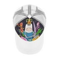 thumbnail image 3 of Adventure Time Adult Baseball Cap Adjustable Sun Visor Hat Prints Trucker Hats Skull Cap Headwear for Men Women, 3 of 6