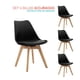 thumbnail image 1 of Set 4 Sillas acojinadas negro L Elly Decor E-SACWH, 1 of 8