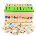 thumbnail image 3 of Montessori Early Educational Puzzles Toys For Children Intelligence Learning Jigsaw Puzzle Wooden Creature Cartoon 3D Puzzle, 3 of 7