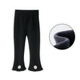 thumbnail image 6 of Esaierr Kids Baby Girls Thickened Flare Leggings for 1-9T Fall Winter Versatile Flare Pants Toddler Solid Colors Bottoms Warm Long Pants Trousers, 6 of 6