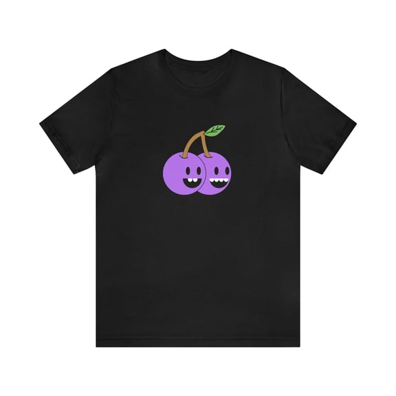 Purple Cherry Funny Tee