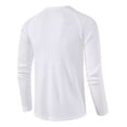 thumbnail image 4 of Camisas De Manga Larga De Algodón Henley Para Hombre, 4 of 4