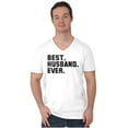thumbnail image 3 of Best Husband Ever Trophy Hubby Gift V Neck T Shirt Tees Men's Brisco Brands S, 3 of 6