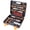 Black + Plastic,Steel, variant on 10Pcs Premium Wood Chisel Set – 6 Wood Chisels, 1 Honing Guide, 1 Sharpening Stone & 2 Carpenter Pencils,45# Carbon Steel Blades