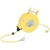 Woodhead 945-3 Cord Reel Base, Standard Duty, 16/3 SJTOW Cord Type, 35ft Cord Length