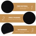 thumbnail image 6 of Raindrops 6Pcs Hexagonal Acoustic Panels for Home Offices (Black), 6 of 6
