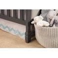 DaVinci Lila 3in1 Upholstered Convertible Crib in Slate with Pebble