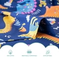 thumbnail image 3 of NIKKIPETER Kids 100% Cotton Sheets, 3 Piece Set, Twin - Dinosaurs, 3 of 7