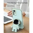 thumbnail image 5 of Compatible with Xiaomi Redmi Note 12S Case for Women Men, Ultra Soft Redmi Note 12S Phone Case with Stand Silicone TPU Plating Cute Astronaut Pattern Cases Cover (Green), 5 of 7