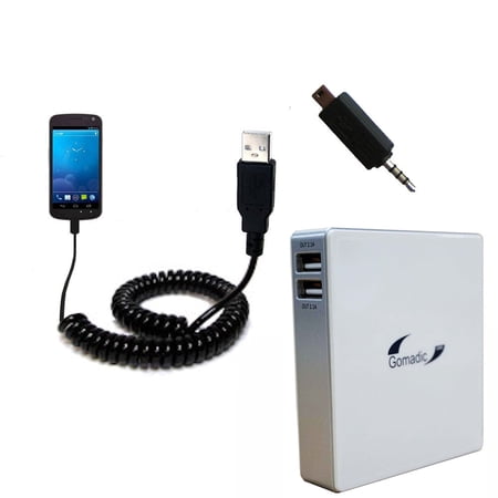 Gomadic High Capacity Rechargeable External Battery Pack suitable for the Samsung Galaxy Nexus CDMA - Portable Charger with TipExchange Technology
