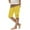 Yellow, variant on fatyb Kids Girls Knee Length Leggings Stretch Athletic Workout Shorts Solid Color Dance Biker Shorts