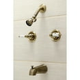 thumbnail image 2 of Kingston Brass KB243PLAB Victorian Tub and Shower Faucet, Antique Brass, 2 of 5
