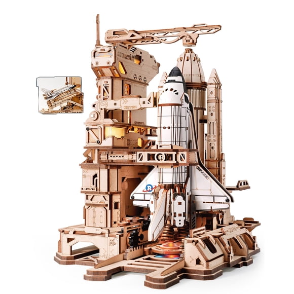 Puzzle 3D ROKR Space Shuttle con iluminación para adultos mayores de 14 años