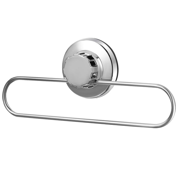 BESTONZON Suction Cup Towel Holder Stainless Steel Dishcloth Rack Wall Mount for Kitchen Use 1 Set