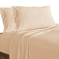 thumbnail image 5 of Twin 3-Piece Sheet Set, Soft Tees Luxury Cotton Modal Ultra Soft Jersey Knit Sheet Sets by Royale Linens, 5 of 8