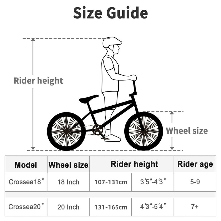cubsala 20 in Freestyle BMX Kids Bike for Age 6-14 Years Old Boys