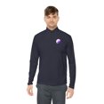thumbnail image 4 of Yin-Yang - Purple - Unisex Quarter-Zip Pullover, 4 of 4