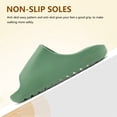 thumbnail image 6 of Cloud Slides for Women & Men Soft Recovery Pillow Slippers with Low Arch Support Comfortable Open Toe EVA Shower Shoes Summer Beach Pool Slide Sandals, 6 of 8