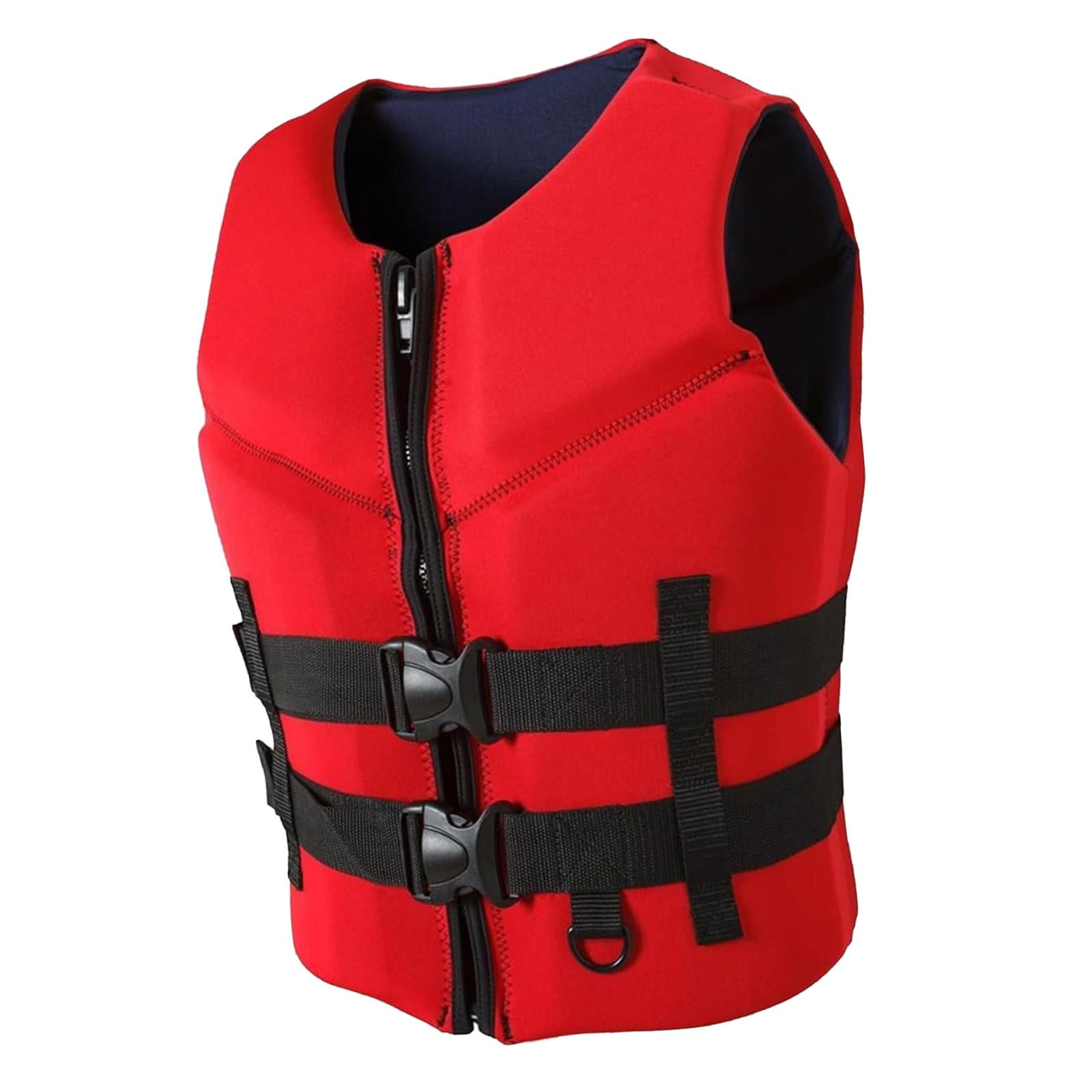 Baoblaze Men Women Zipper Summer Swim Vest for Boating Water Sports Sailing 3XL