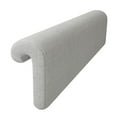 thumbnail image 1 of Almohada de cabecera con funda extraíble, almohada de noche con soporte ergonómico para la espalda gris claro, 1 of 9