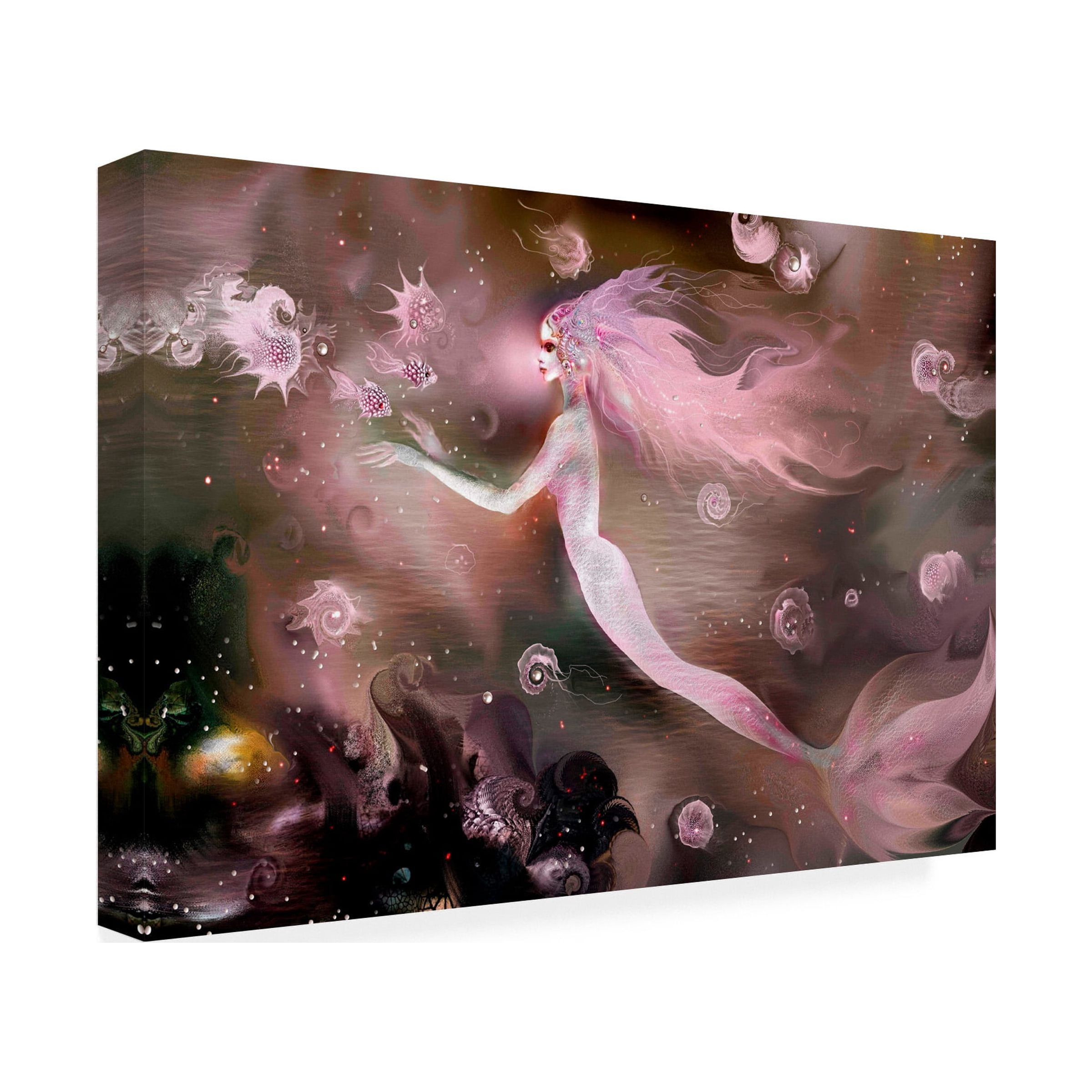 Natalia Rudzina 'Mermaid Rose' Canvas Art