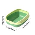 thumbnail image 3 of huayou Open Top High Sided Cat Litter Box, Anti-Splash Large Capacity Kitten Litter Pan, Easy Clean Pet Toilet, for Indoor Small Medium Cats, 3 of 7