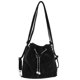 thumbnail image 1 of BESTYASH Saco Negro Para Mujer Con Convertible Y Correa Cómoda Resistente A, 1 of 6