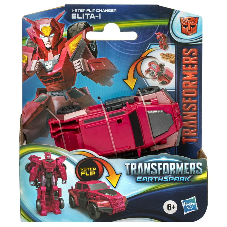Transformers Earthspark Elita-1 - 1-Step Flip Changer Transformers Earthspark Elita-1 - 1-Step Flip Changer
