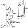 thumbnail image 2 of Prime-Line Products C 1131 Diecast with Wood Pull, Black, Patio Door Handle, 2 of 2