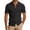L204-Black, variant on xfsWaSs Men's Short Sleeve Ribbed Knit Shirts Solid Color Casual Button Down Shirt Soft Comfortable Stretch Tops Fashion Everyday Wear Mens Shirts