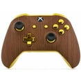 thumbnail image 1 of MODDEDZONE Manette Personnalisée Non Modifiée compatible avec Xbox One S/X... (Prises 3,5 mm) (Bois Doré), 1 of 4