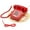 Red, variant on Corded Landline Telephone with Answering Machine, Clear Sound Vintage Phone, Old Fashioned Desk Senior Telephone Decor for Home Office Hotel