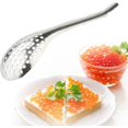 thumbnail image 1 of Jinsinto Spherification Spoon, Small Slotted Spoons Stainless Steel Caviar Spoon Skimmer Slotted Serving Spoon, 1 of 5