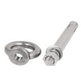 thumbnail image 3 of New M12x120mm 304 Featured Stainless Steel Ring Reliable Efficacy Lifting Expansion Hook Bolt Screw 2pcs(id:bd0 b7 1f d58), 3 of 3