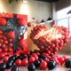 thumbnail image 4 of Globos de látex FOTIOMRG 100 unidades 30 cm rojos con cinta, 4 of 7