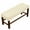 Beige, variant on ATJIA Stretch Dining Bench Cover Removable Bench Slipcover Rectangle Bench Cover for Dining Room Living Room