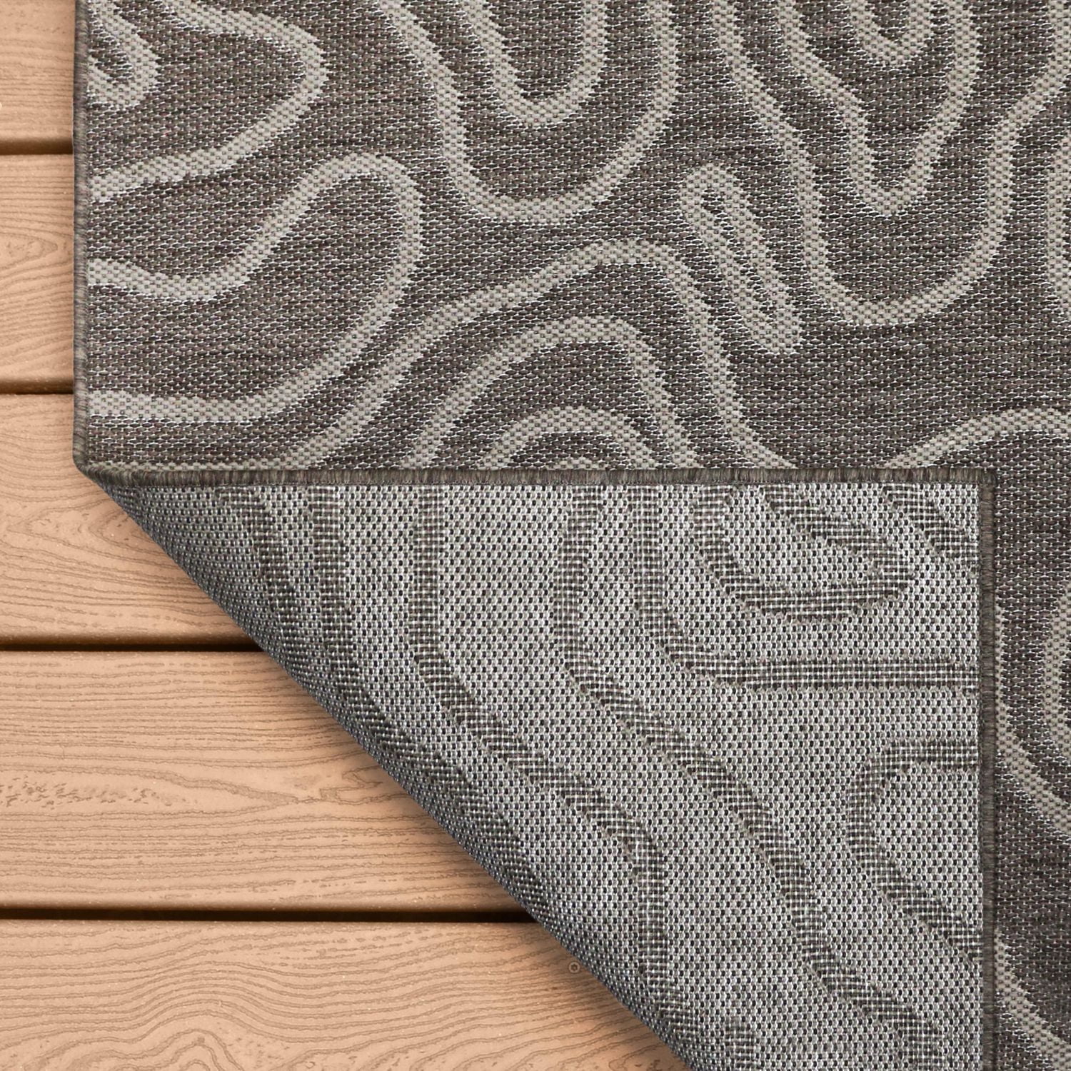 Tapis d'intérieur-extérieur Maplink, Brun de 7 pi 6 po x 9 pi 6 po 7 pi 6 po x 9 pi 6 po