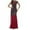 Wine, variant on Inleife Womens Summer Dresses Fashion Women Comfortable Casual Put Together Gauze Sequin Short Sleeve Round-Neck Ankle Dress