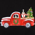 thumbnail image 3 of CafePress - Berners Red Christmas Truck Women's Classic T Shir - Women's Traditional Fit Dark T-Shirt, 3 of 4