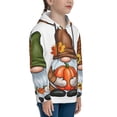 thumbnail image 3 of Lsque Gnomes In Autumn Patten Youth Hoodie Sweatshirt Pullover with Kangaroo Pocket Boys and Girls Hoodie Warm Hoodie for Kids-Large, 3 of 6