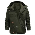 thumbnail image 2 of LEEy-world Mens Winter Coats Men'S Bomber Jackets Lightweight Windbreaker Spring Fall Full Zip Active Coat Outwear Green,M, 2 of 3
